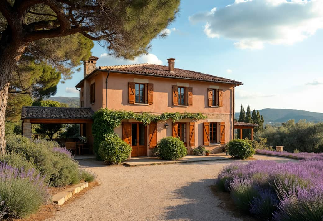 Hermosos paisajes de casas rusticas