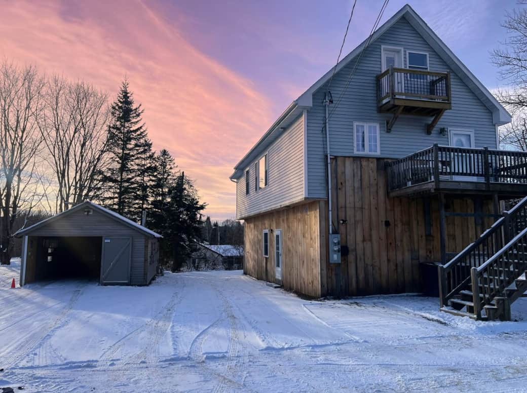 The garage is exclusively for the first-floor unit's use. Please park in front of the garage or inside it for this unit.