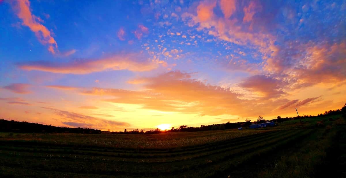 One of many beautiful sunsets