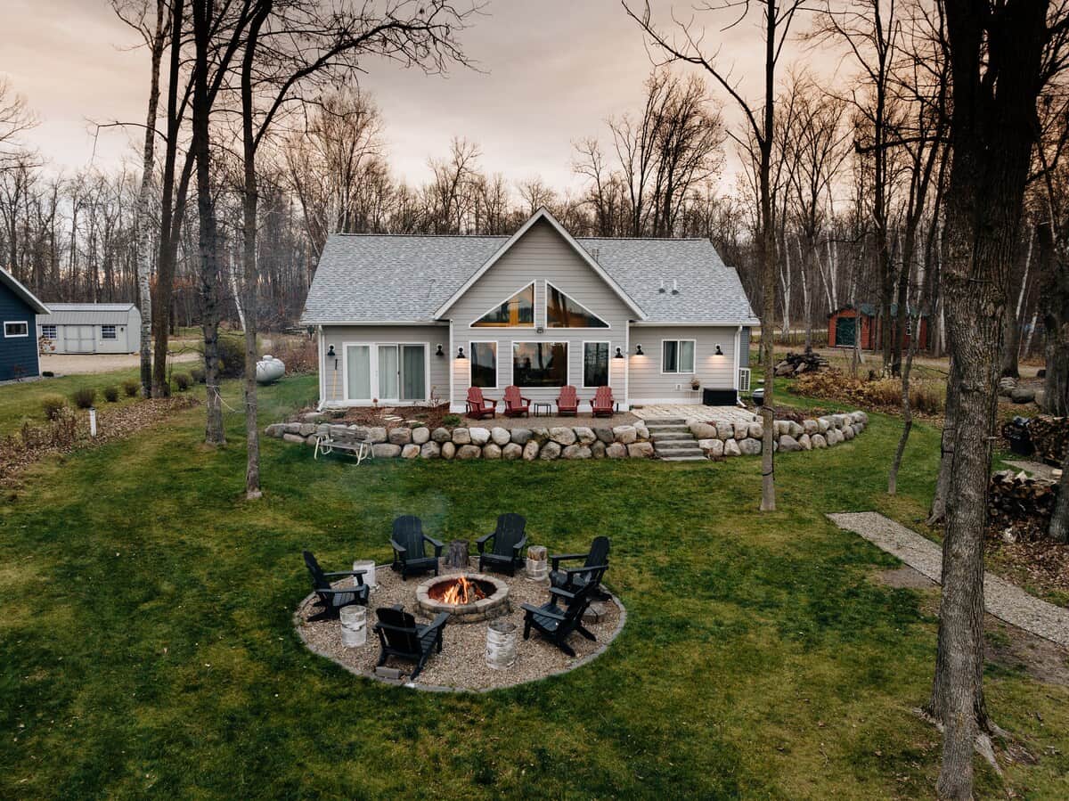 View of Cabin from Lake