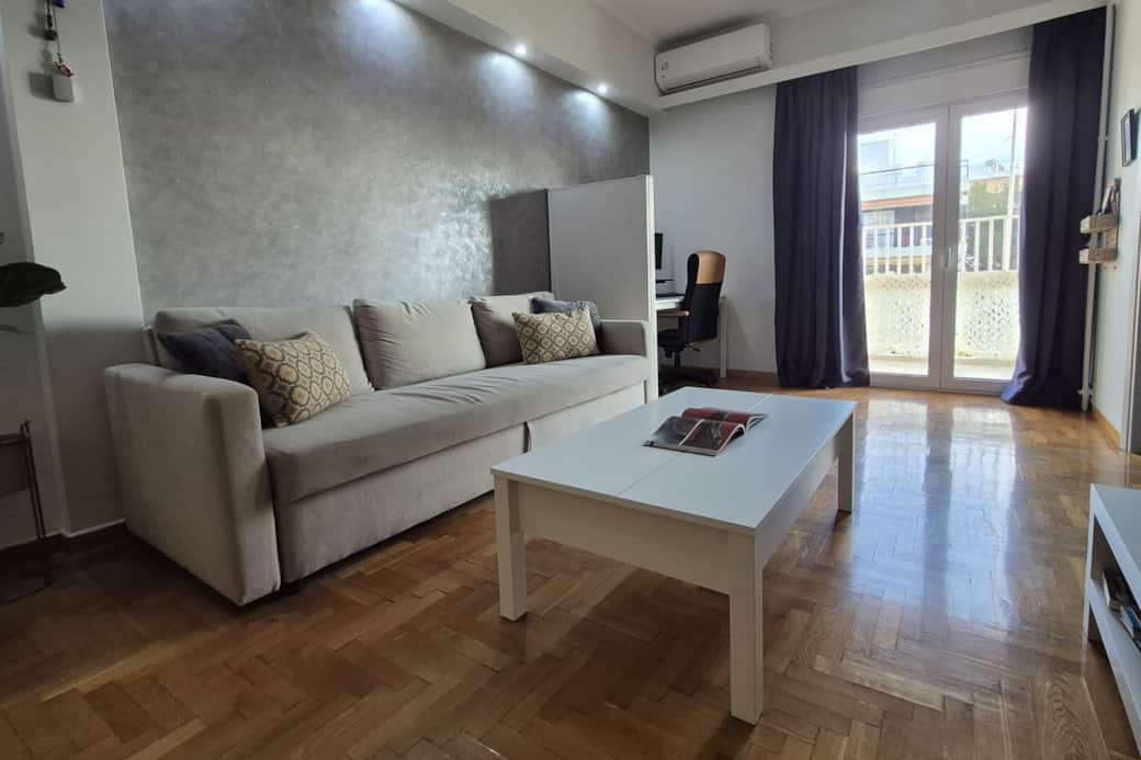 Spacious, bright living room that instantly creates a sense of home.