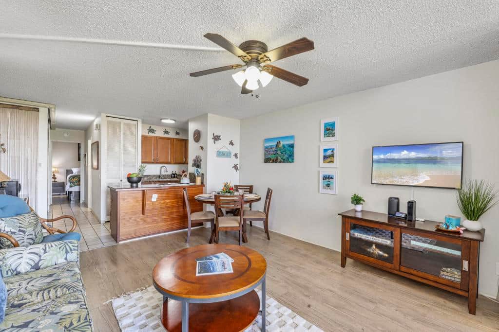 Smart TV, Fast WIFI provided, and cable TV.
