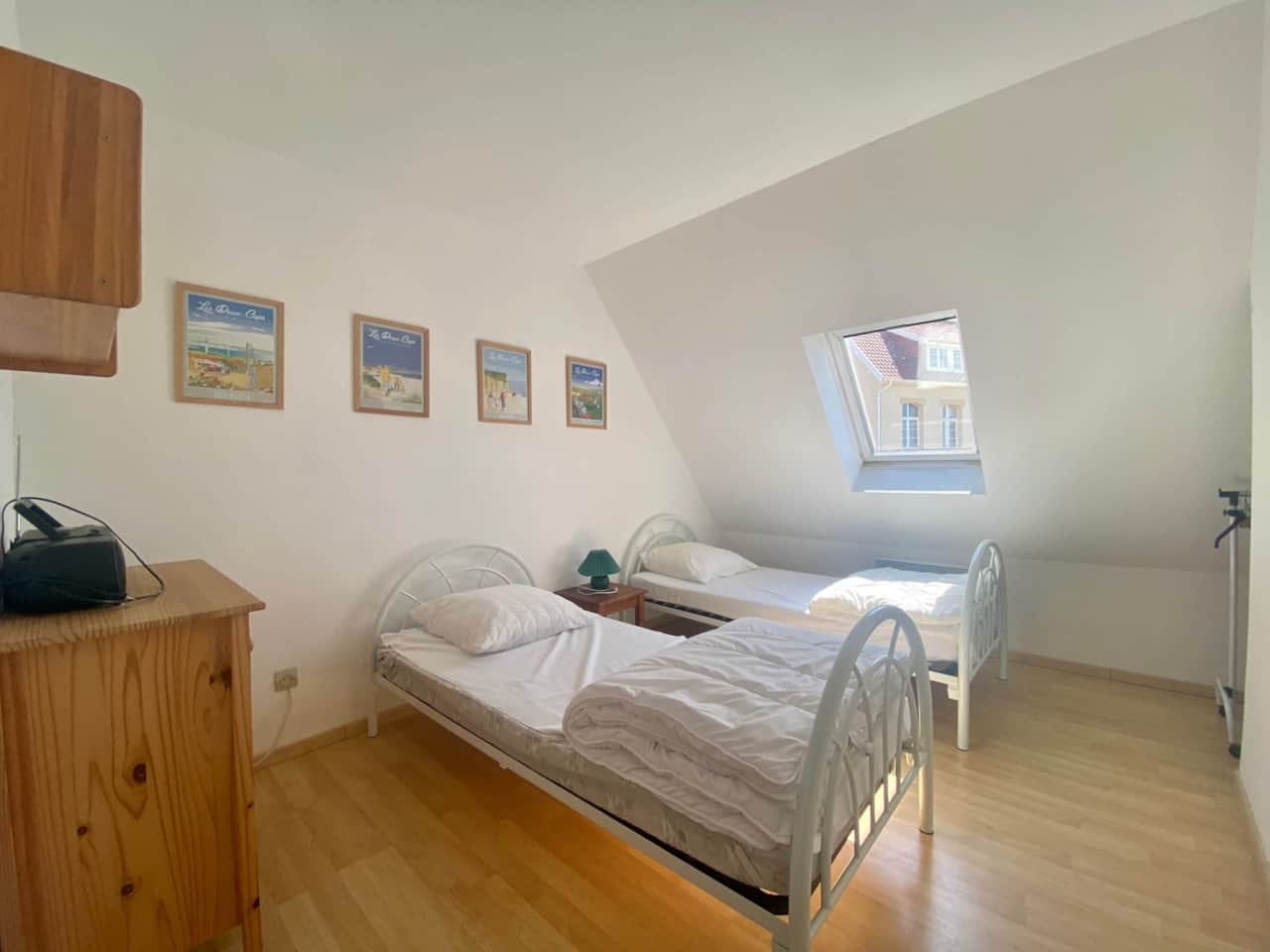 Chambre avec 2 lits simples