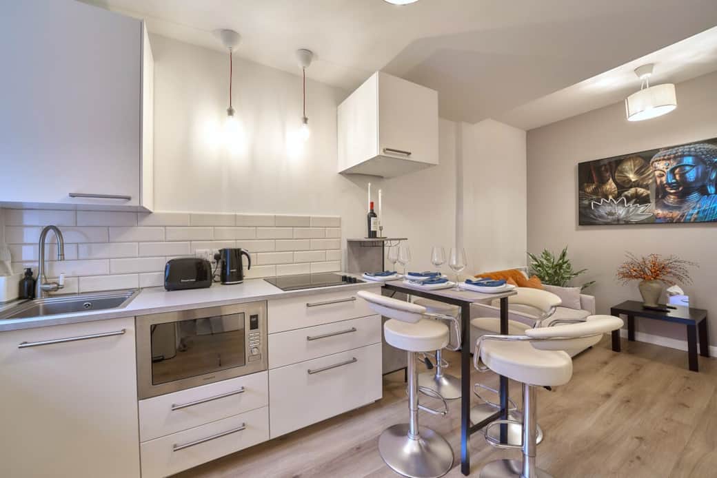 Modern, fully equipped kitchen for easy meals and relaxed dining