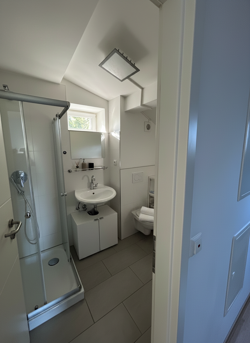 Badzimmer mit Dusche Badzimmer mit Dusche