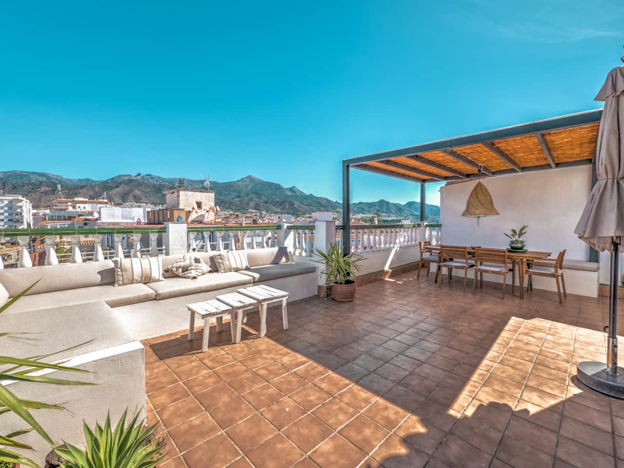 Den fantastiska privata takterrassen