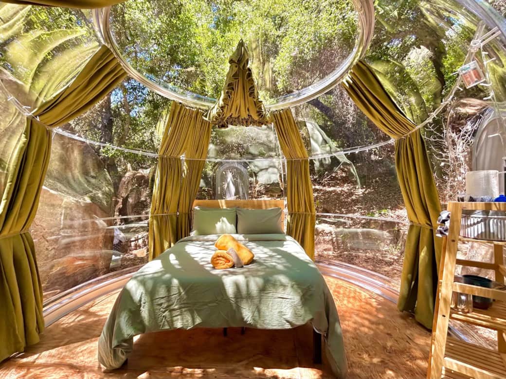 Harmony s glamping hermit dome central coast