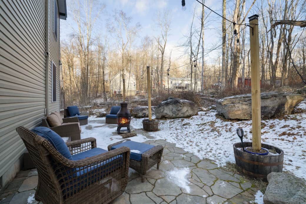 Enjoy relaxing time by our fire pit