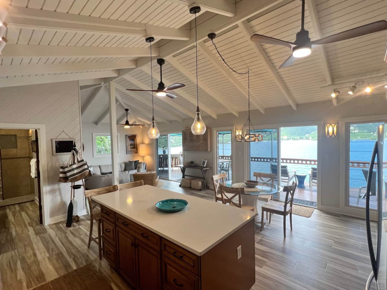 Newly remodeled kitchen view