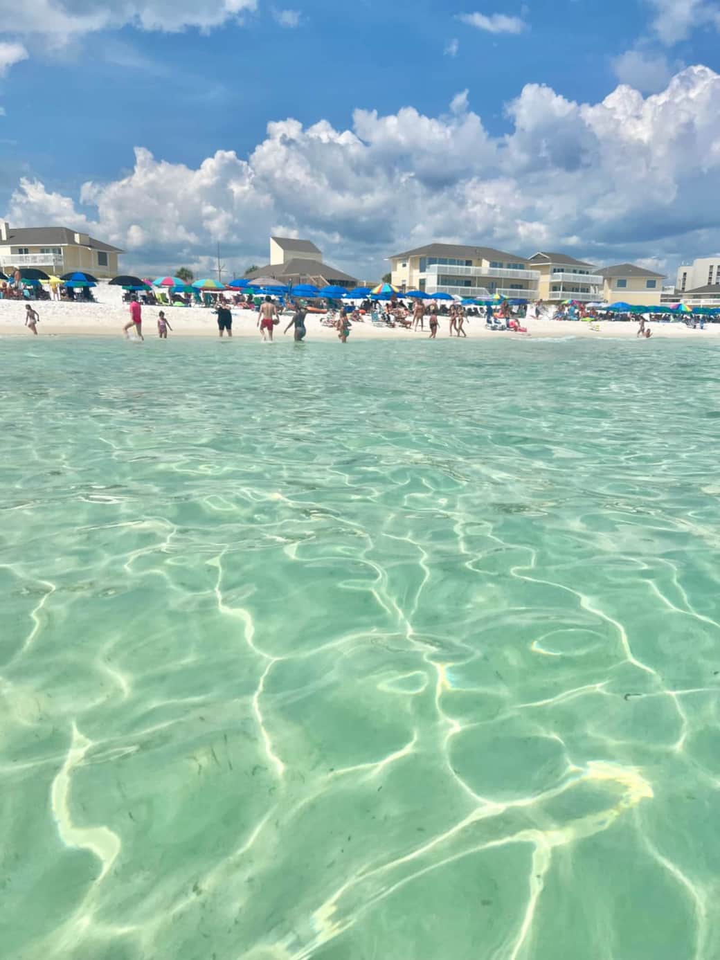 Crystal clear water!