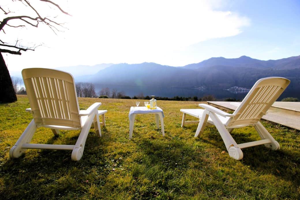 VISTA LAGO DAL GIARDINO 