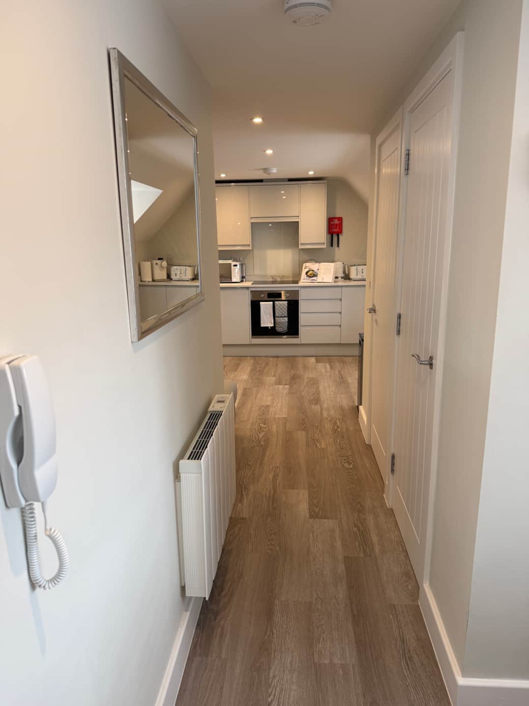 Open plan kitchen area