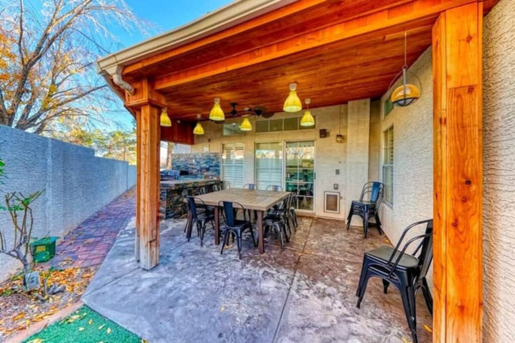 Back Exterior Dining Area