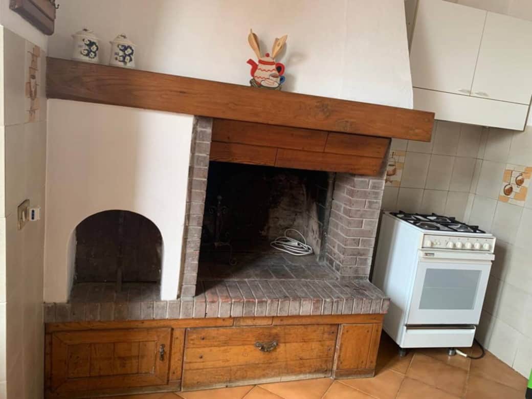 Cucina con camino Cucina con camino