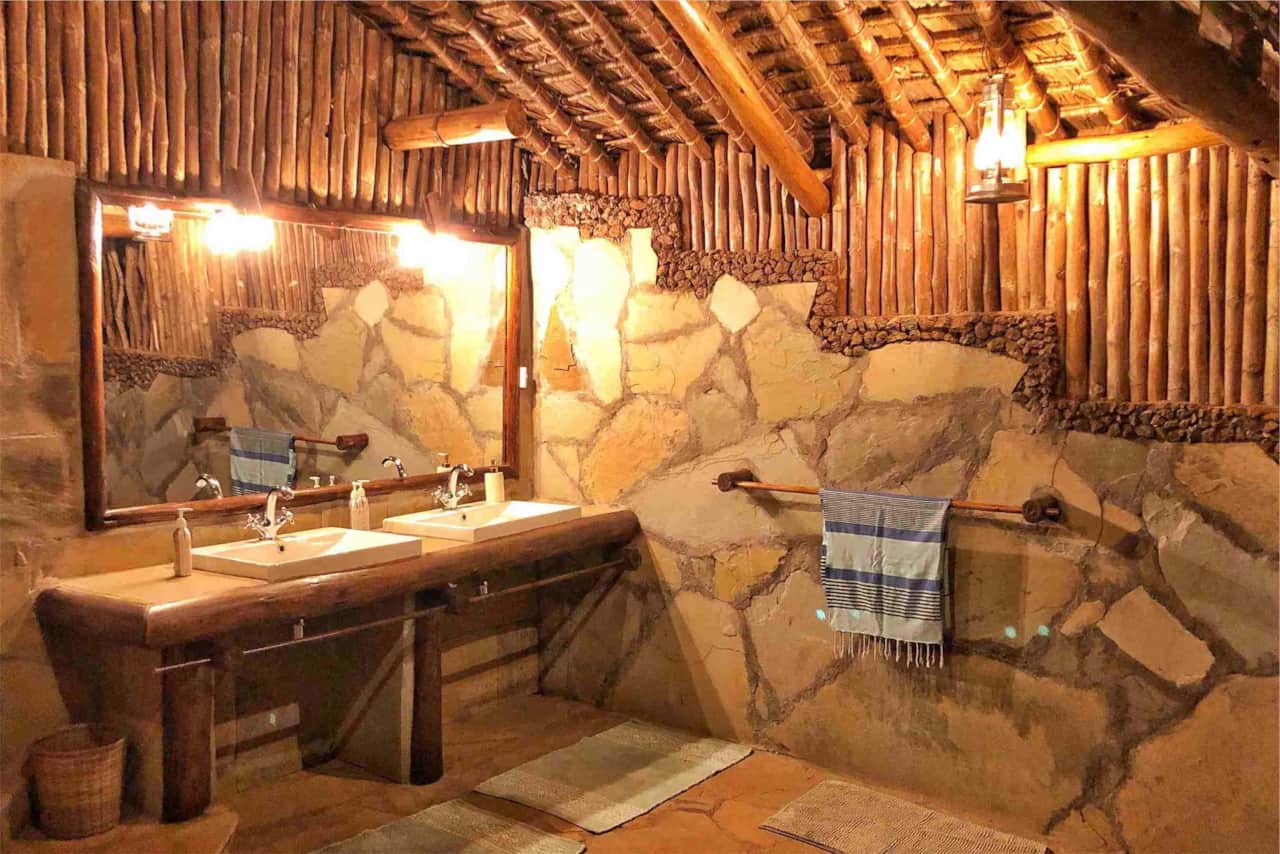 Upper camp bathroom
