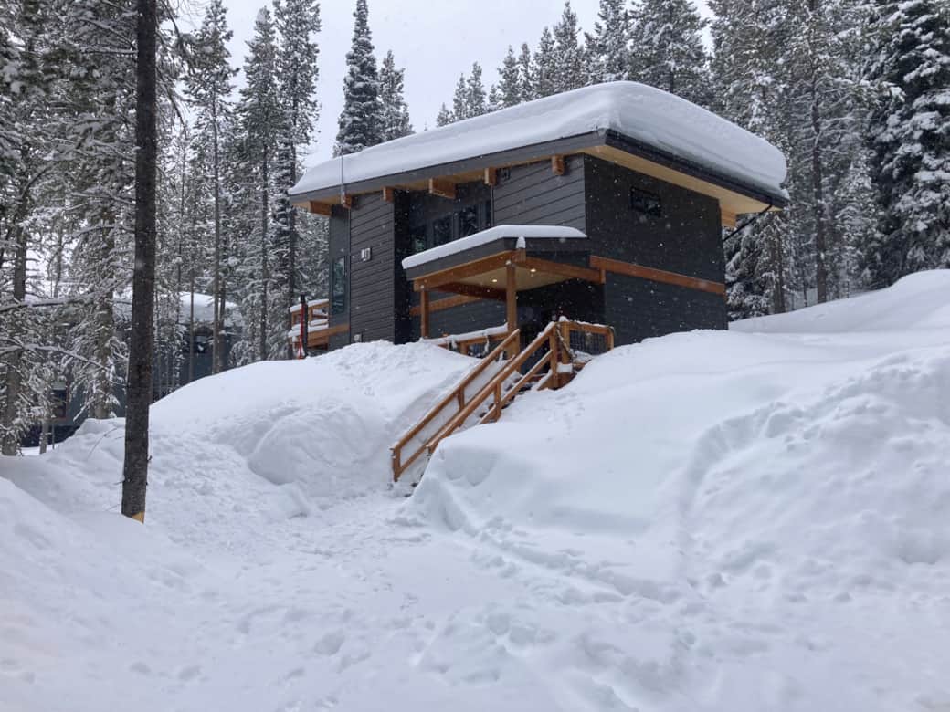 Bridger Haus front winter