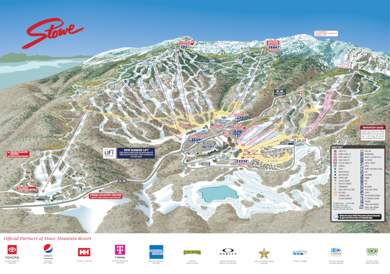 Stowe Mountain Resort Map