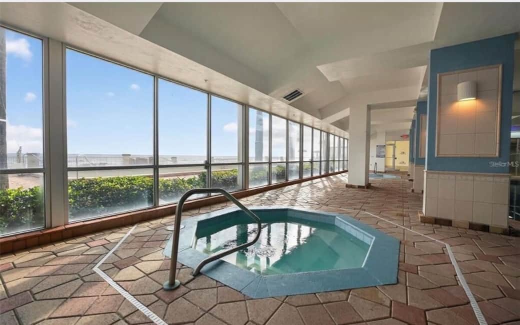 Indulge in some well-deserved relaxation in our indoor hot tub. Surrounded by floor-to-ceiling windows, you can enjoy a soothing soak while taking in the expansive views of the coastline. Indulge in some well-deserved relaxation in our indoor hot tub. Surrounded by floor-to-ceiling windows, you can enjoy a soothing soak while taking in the expansive views of the coastline.