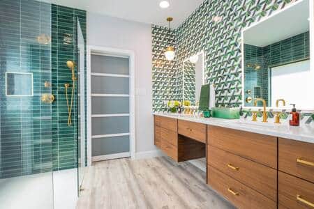 Newly Renovated master bathroom
