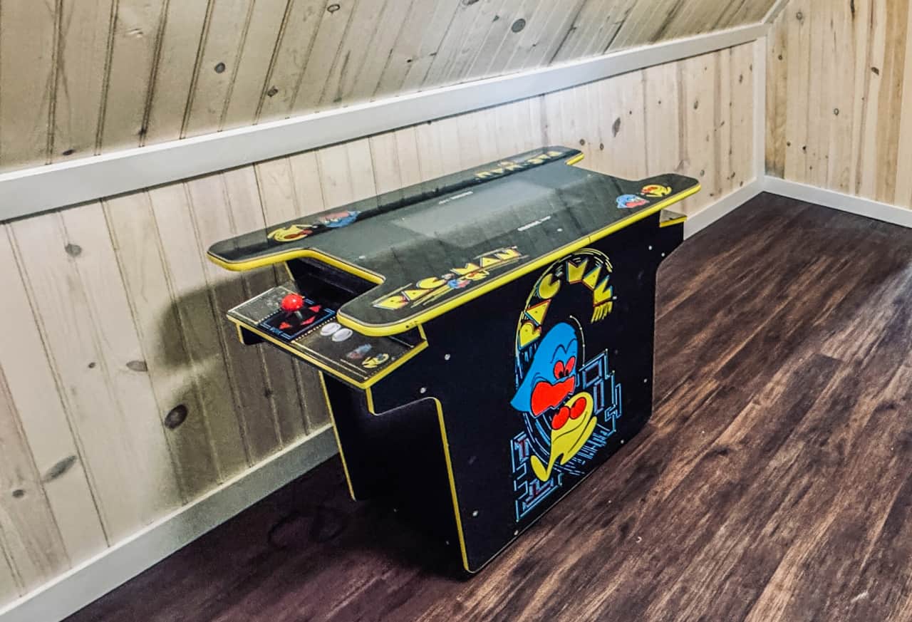 Blast from the past! Challenge each other to PAC MAN