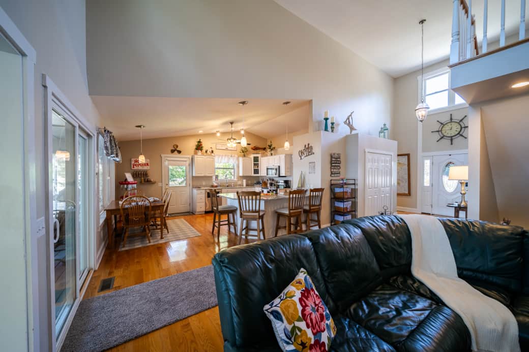 Kitchen view from main living area