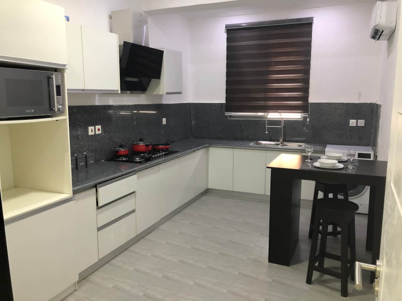Modern kitchen containing all amenities to make your stay feel at home