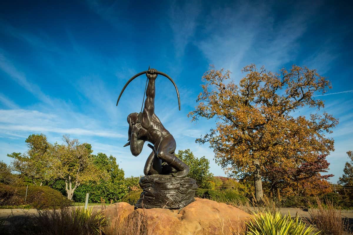 Gilcrease Native American Sculpture