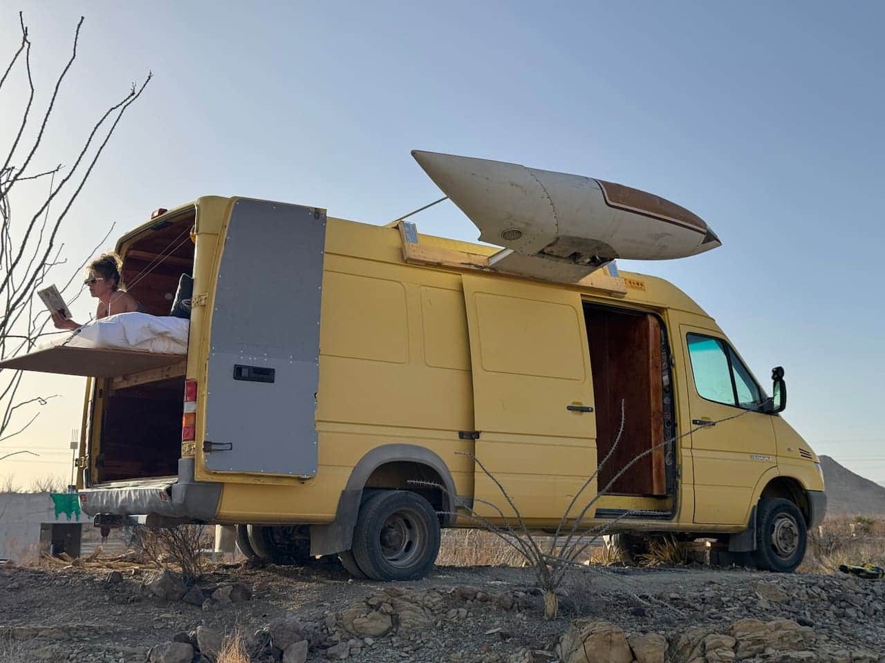 Space Shuttle 001 – unique glamping stay near Big Bend, Terlingua TX