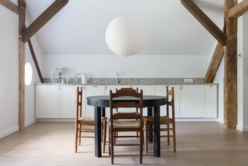 Kitchen with dining area