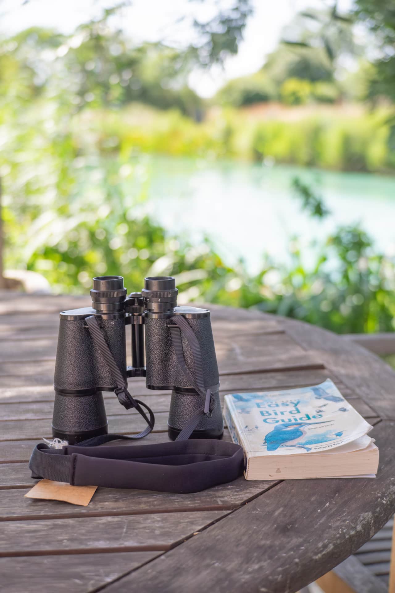 We provide our guests with a pair of binoculars to enjoy because there is plenty of wildlife here.