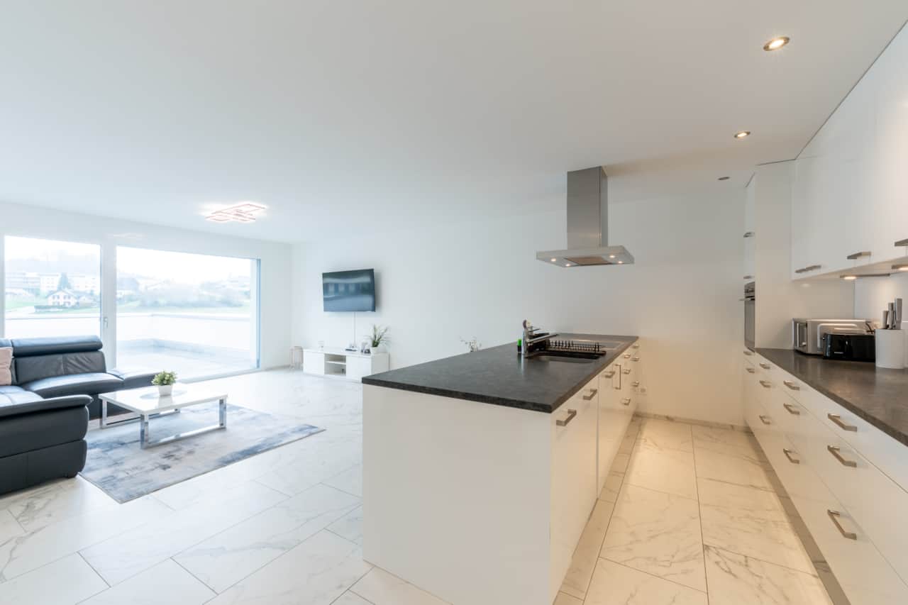 Kitchenette + Living Room + TV