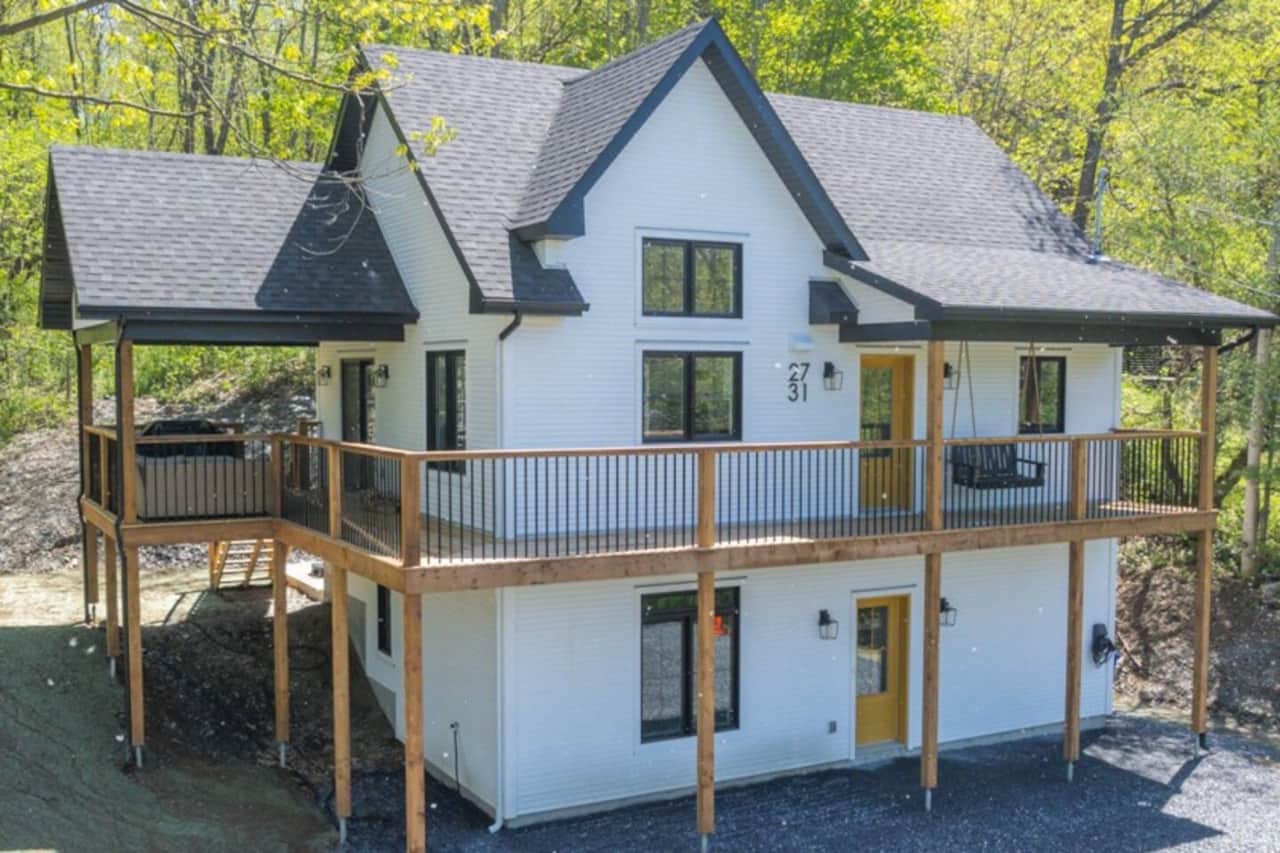 Vue de l'extérieur du chalet