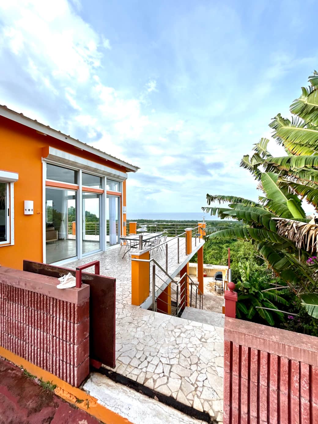 Indoor/Outdoor living with sliding glass doors Indoor/Outdoor living with sliding glass doors