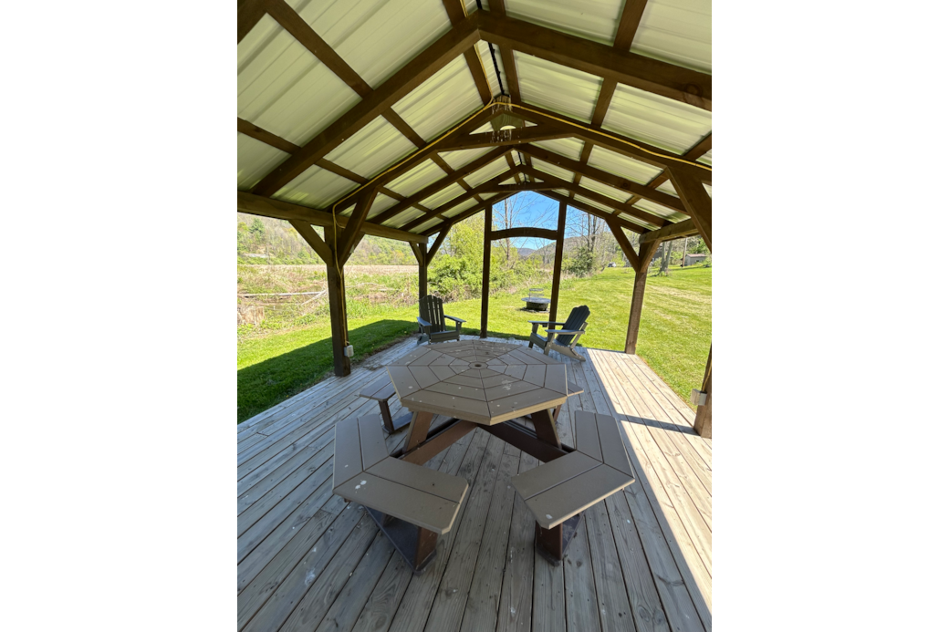 Pavillion  Area on the banks of Marsh Creek