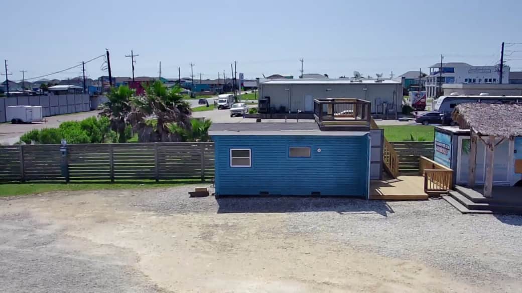 This adorable container home with 2 private decks, is ready to be your beach retreat!