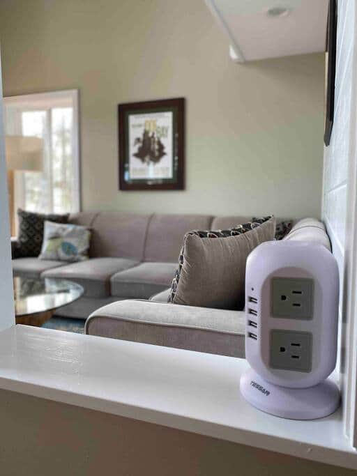 Charging ports throughout