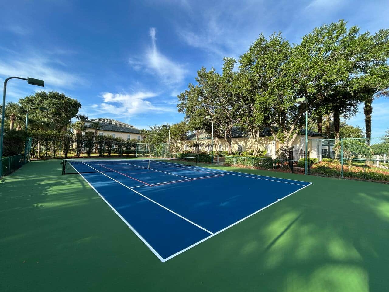 Tennis and pickleball court