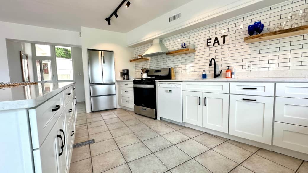 Bright and open kitchen