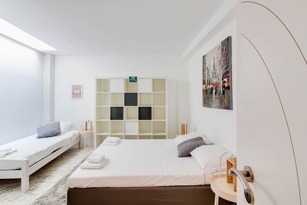 Chambre 1 avec 2 lits 