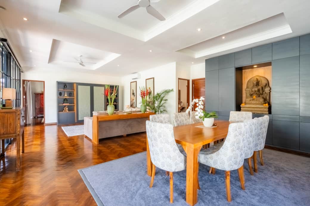Open space living- and dining room
