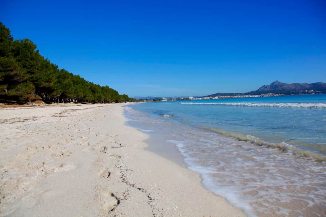 Playa enfrente del apartamento