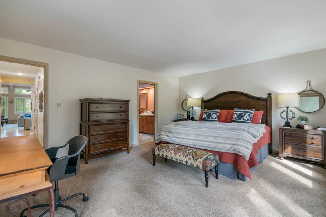 Master bedroom with King bed