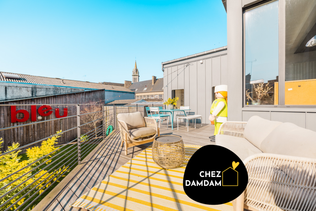 la terrasse surélevée