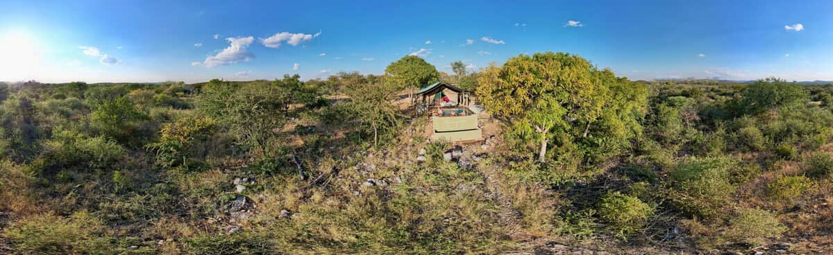 Madini is situated on a small hill, overlooking the landscape