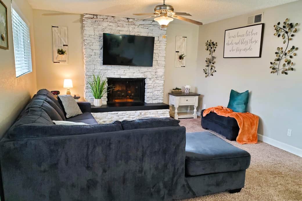 Relax in your cozy family room!