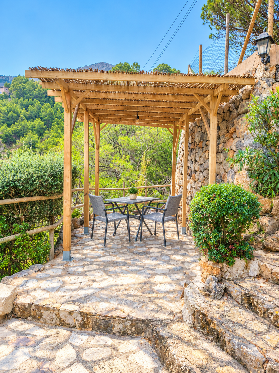 Relaxing terrace on the first floor