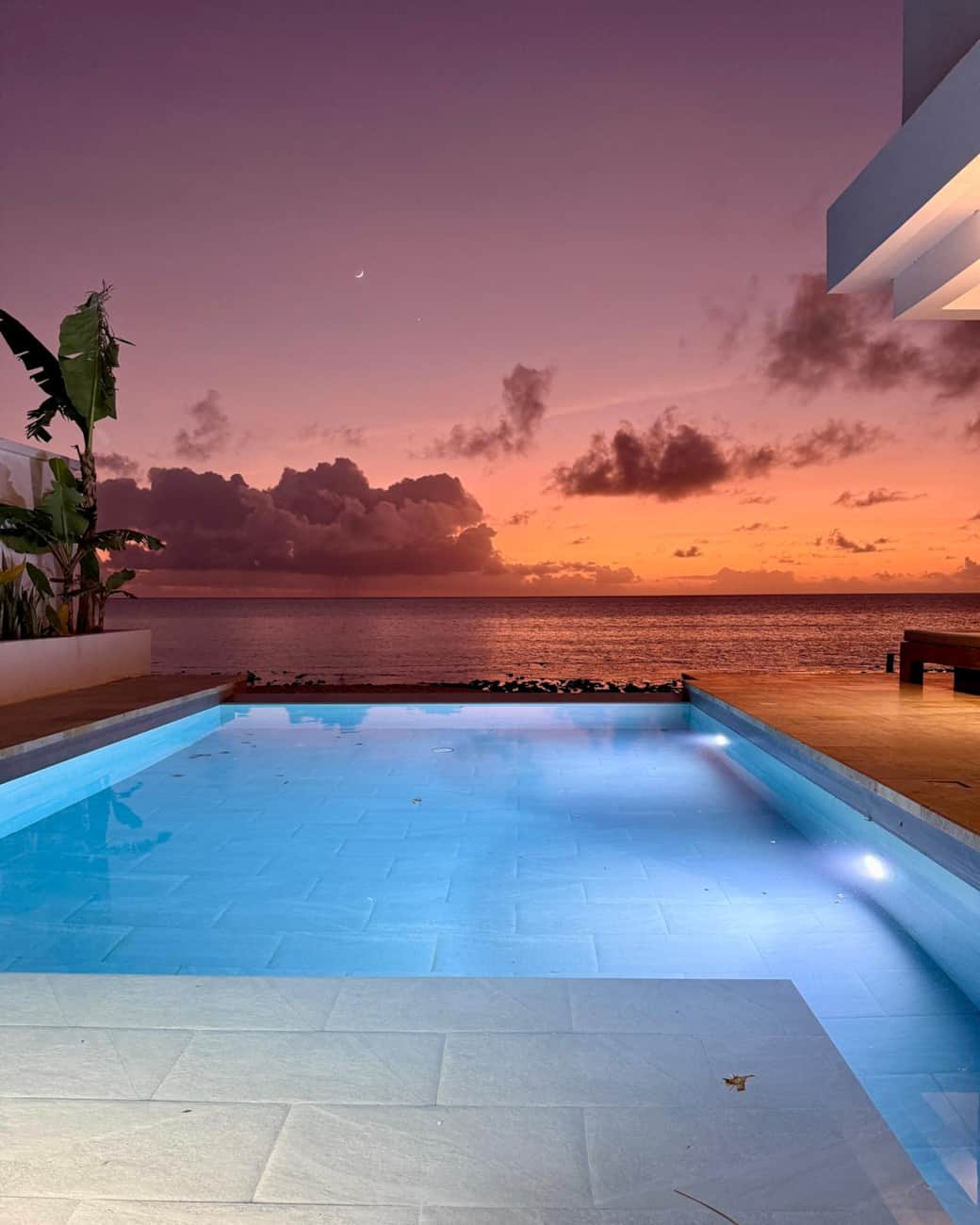 Magical sunset views from the villa – The Beach House Zanzibar