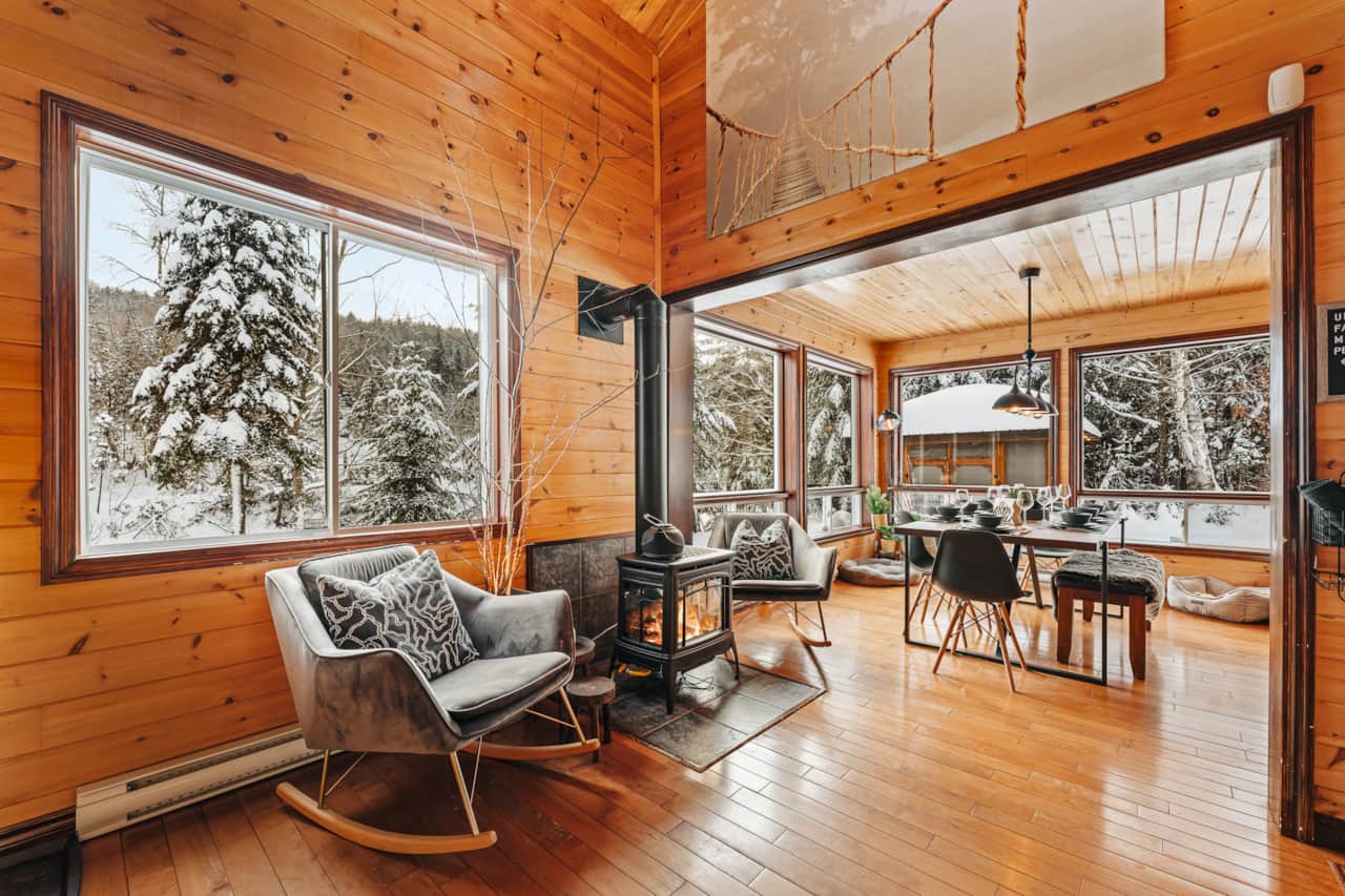 Piece principale en hiver