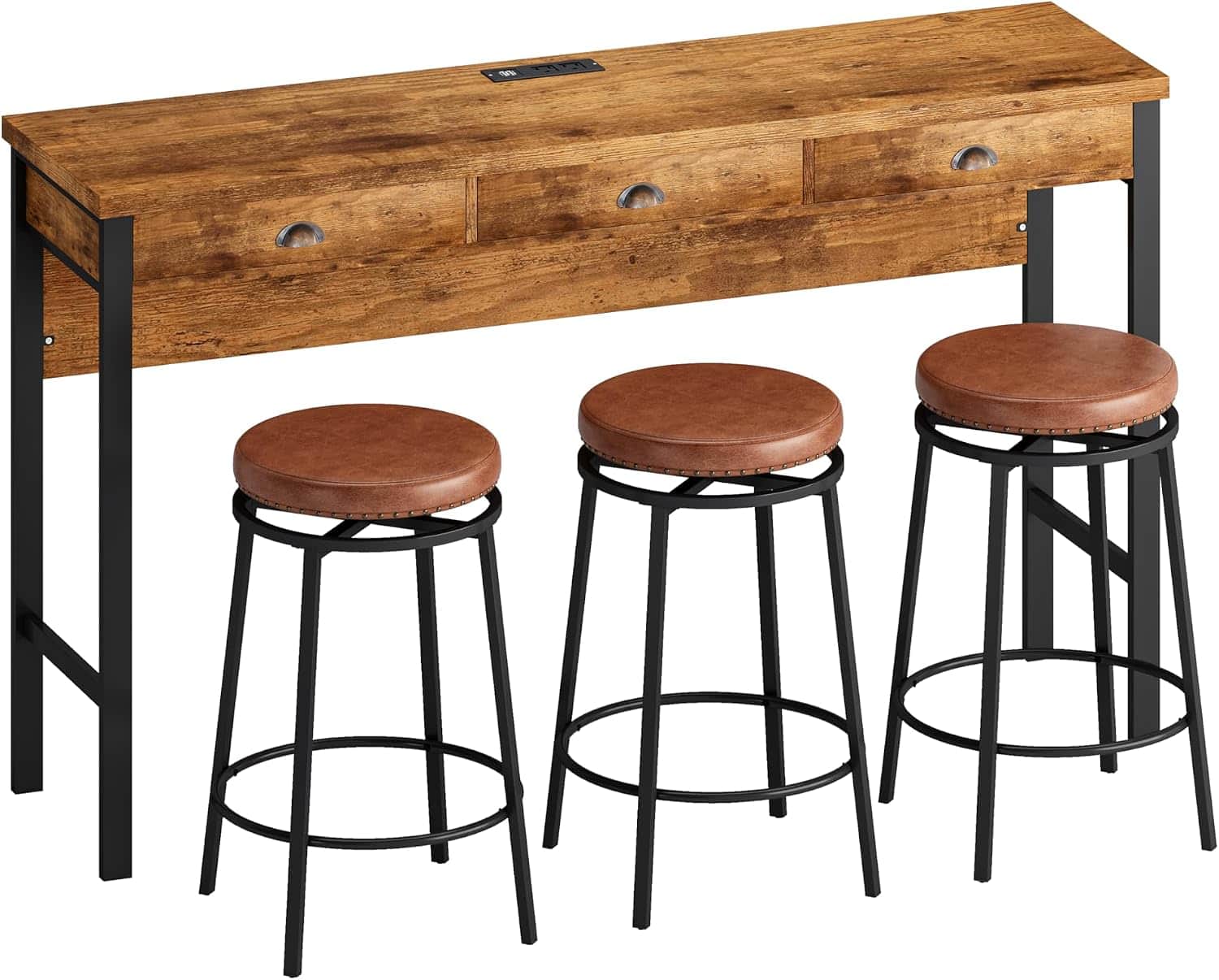 Breakfast Bar Console and Stools