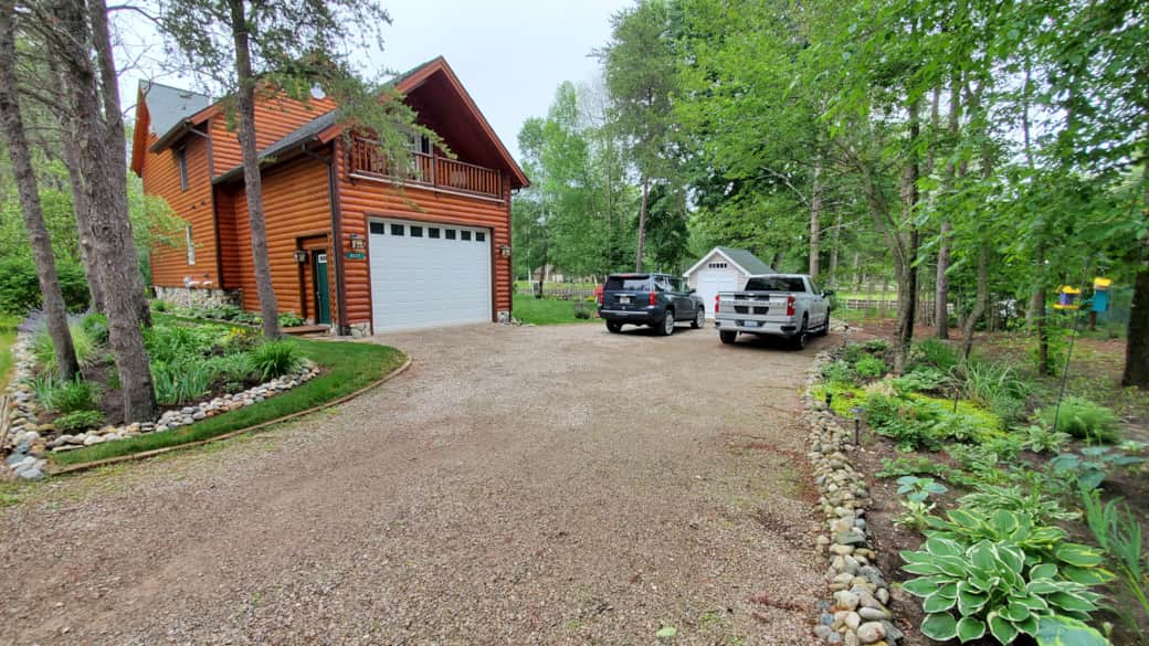 Driveway front of house
